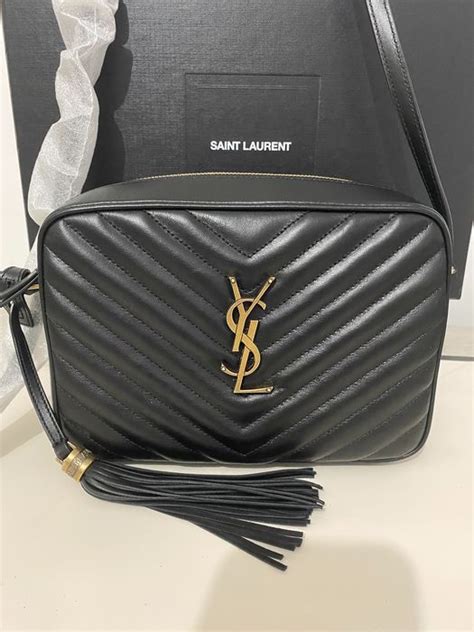 ysl borsa blu con tracolla beige vintage|Borse vintage Yves Saint Laurent .